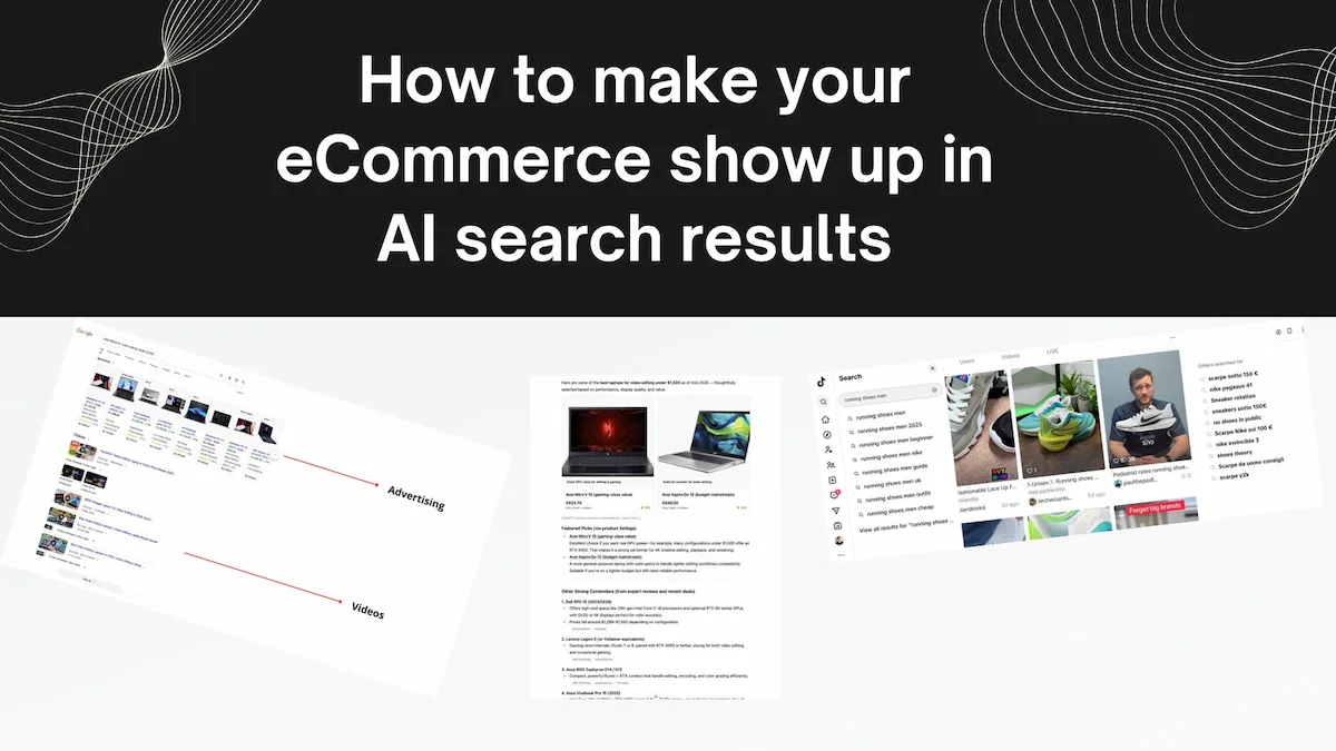 How to make your eCommerce show up in AI search results